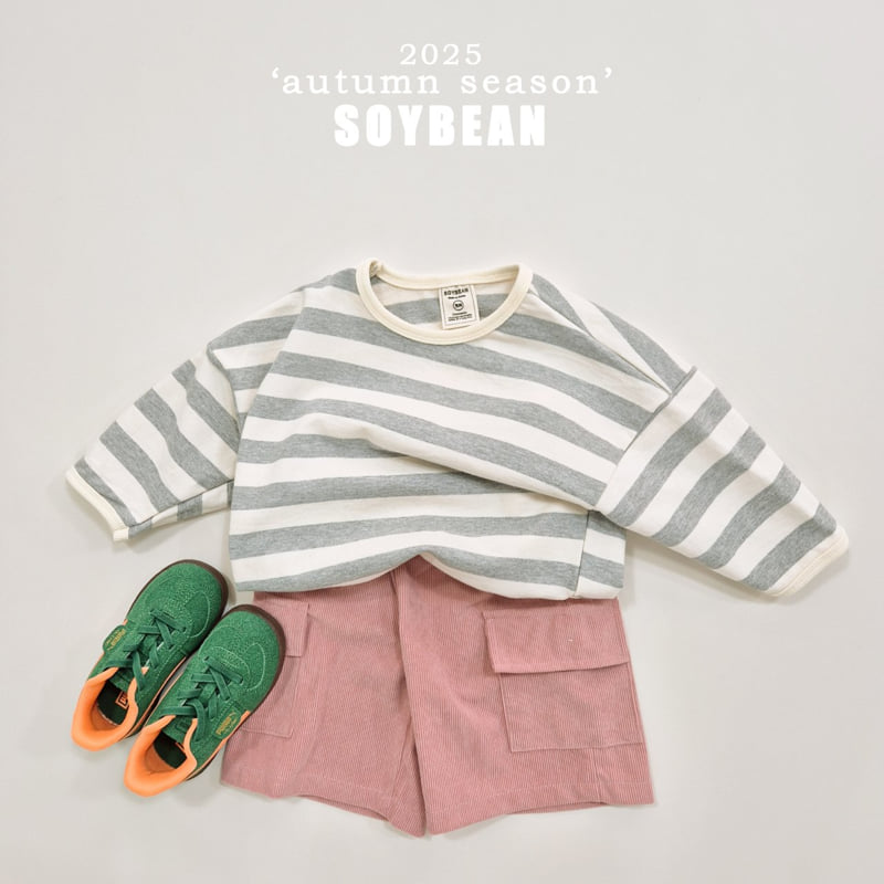 Soybean - Korean Children Fashion - #childofig - Corduroy Cargo Pants - 7