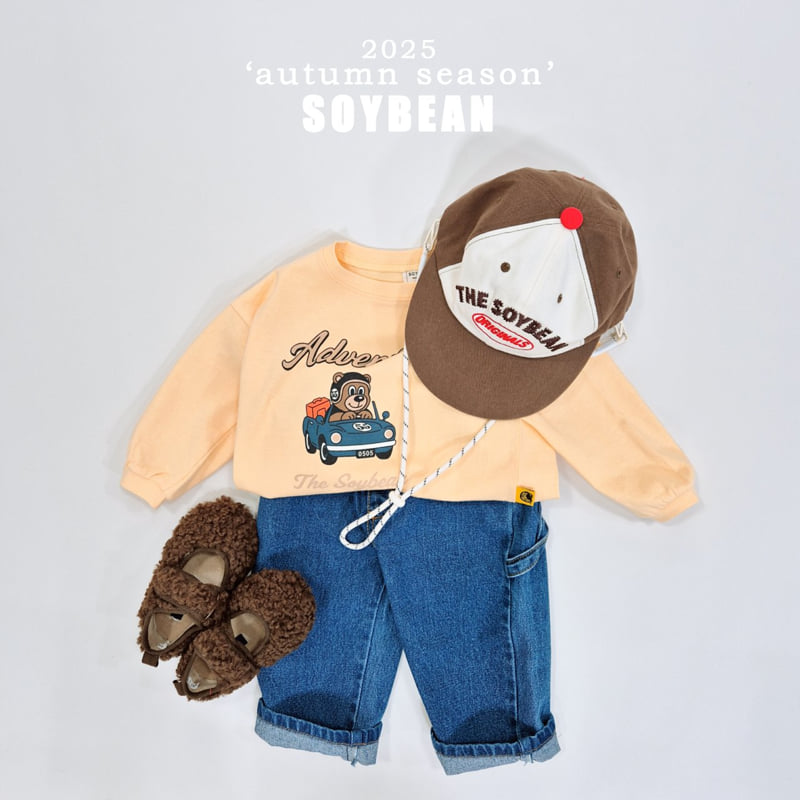 Soybean - Korean Children Fashion - #childofig - Vintage Work Denim Pants - 6
