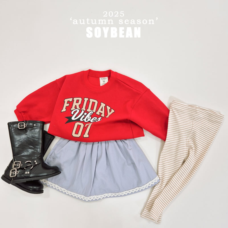 Soybean - Korean Children Fashion - #childofig - Stretchy Stripe Leggings - 5