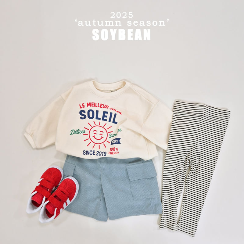 Soybean - Korean Children Fashion - #childofig - Stretchy Stripe Leggings - 6