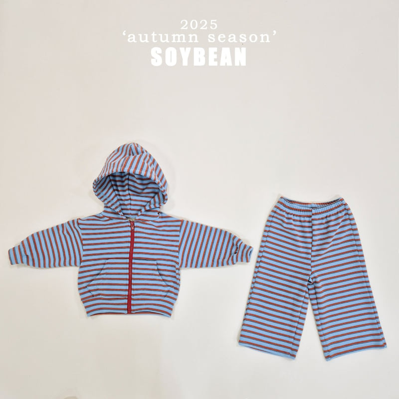 Soybean - Korean Children Fashion - #childrensboutique - Y2K Stripe Set - 6