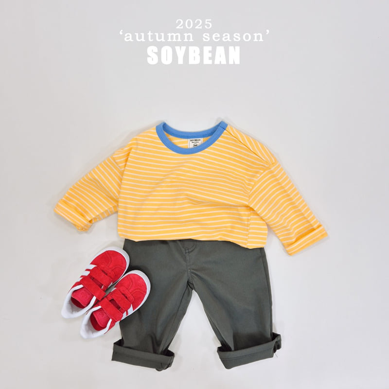 Soybean - Korean Children Fashion - #childrensboutique - Autumn Captain Stripe Tee - 6