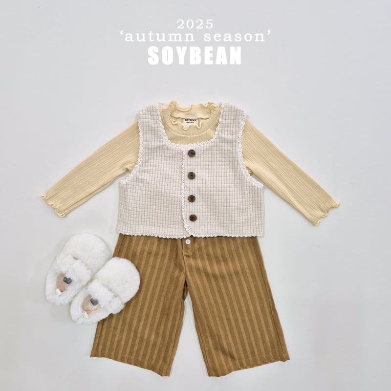 Soybean - Korean Children Fashion - #childrensboutique - Button Pants - 3