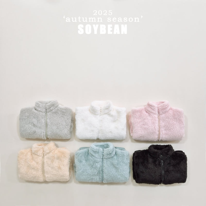 Soybean - Korean Children Fashion - #childrensboutique - Cotton Candy Fleece Jacket