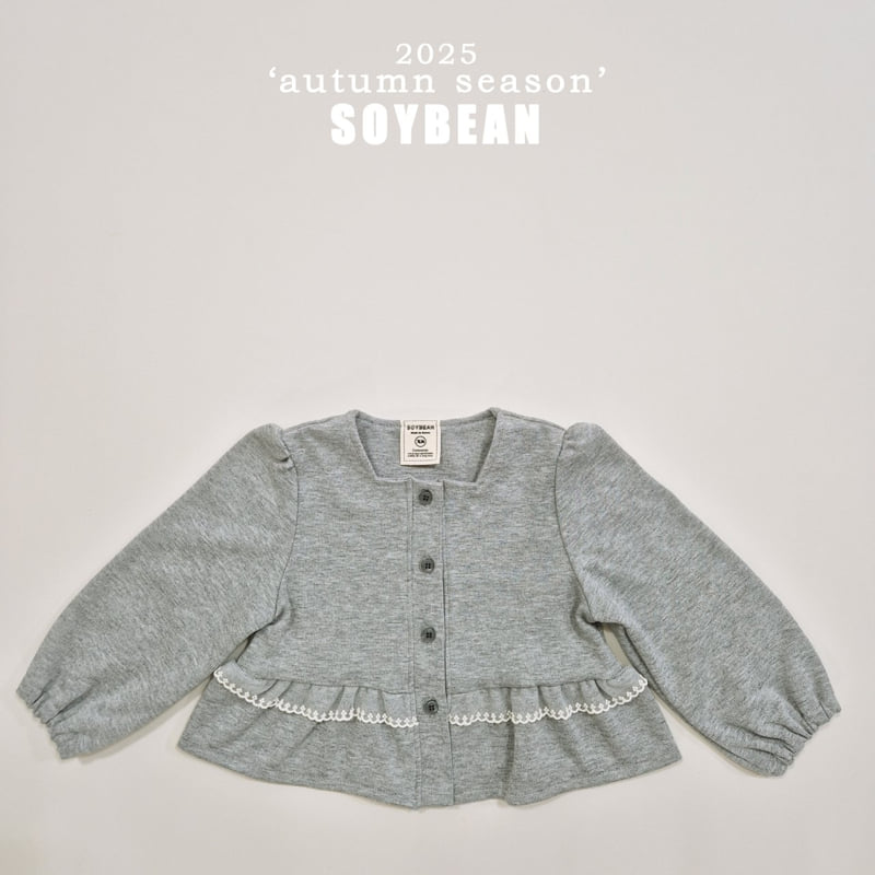 Soybean - Korean Children Fashion - #childrensboutique - Square Lace Top Bottom Set - 10
