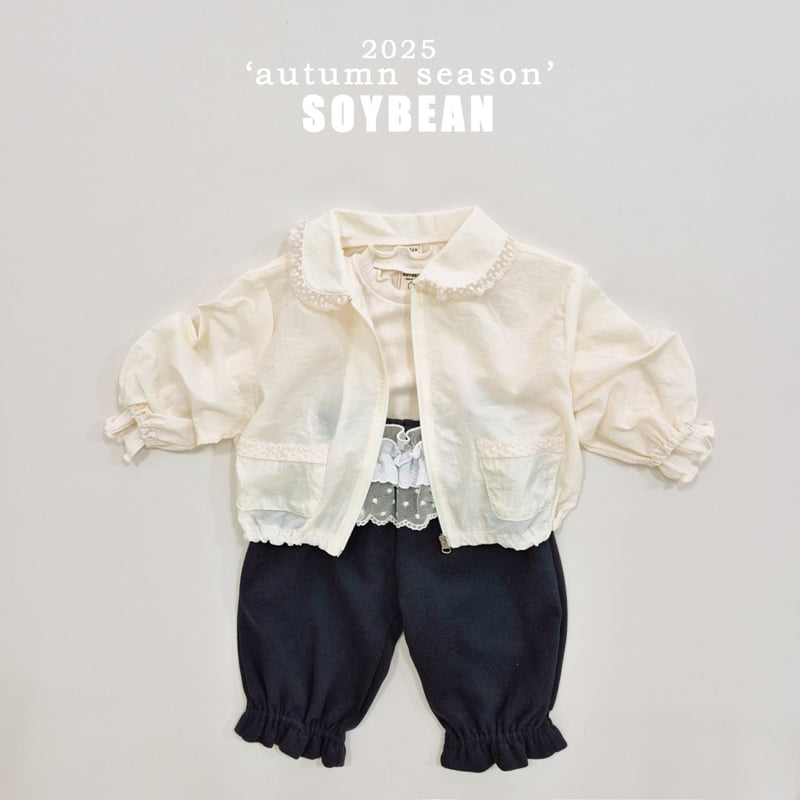 Soybean - Korean Children Fashion - #childrensboutique - Lace Windbreaker - 12