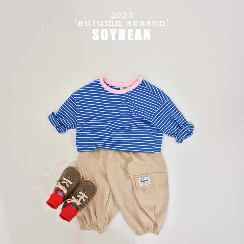 Soybean - Korean Children Fashion - #designkidswear - Autumn Captain Stripe Tee - 7