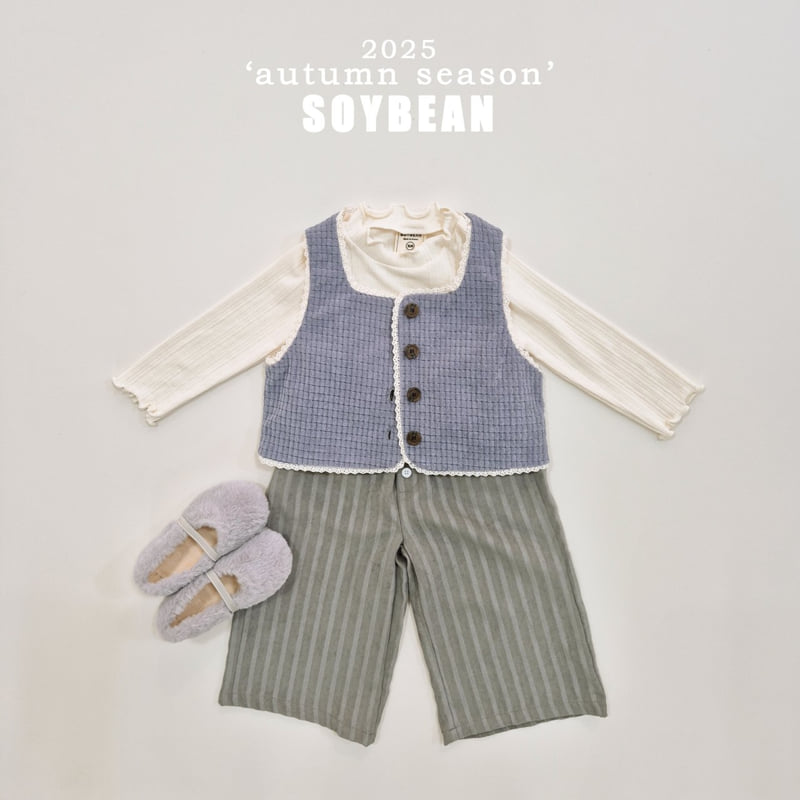 Soybean - Korean Children Fashion - #childrensboutique - Button Pants - 4
