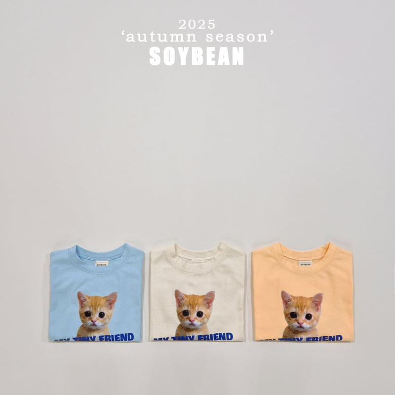 Soybean - Korean Children Fashion - #designkidswear - Cat Friend Tee - 11