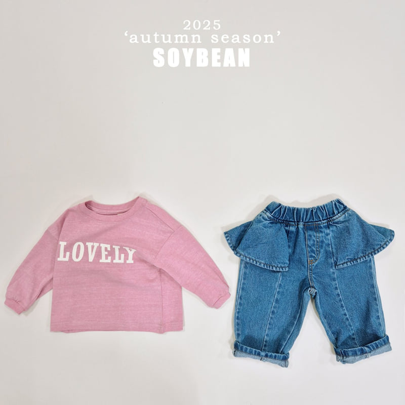 Soybean - Korean Children Fashion - #designkidswear - Pigment Love Tee - 10
