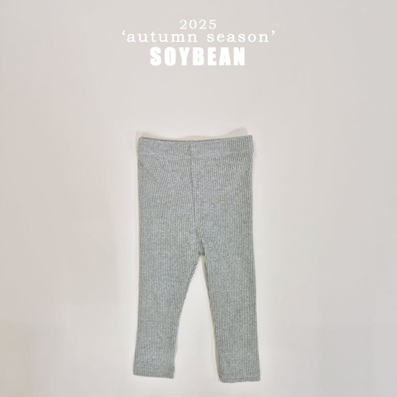 Soybean - Korean Children Fashion - #designkidswear - Daily Ribbed Leggings - 9