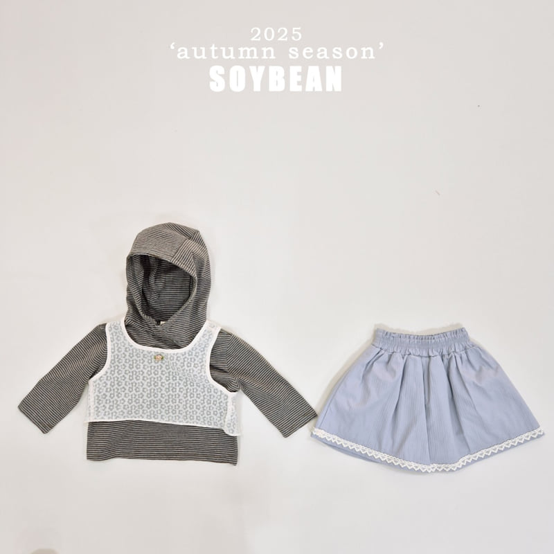 Soybean - Korean Children Fashion - #designkidswear - Stripe Hoodie - 6