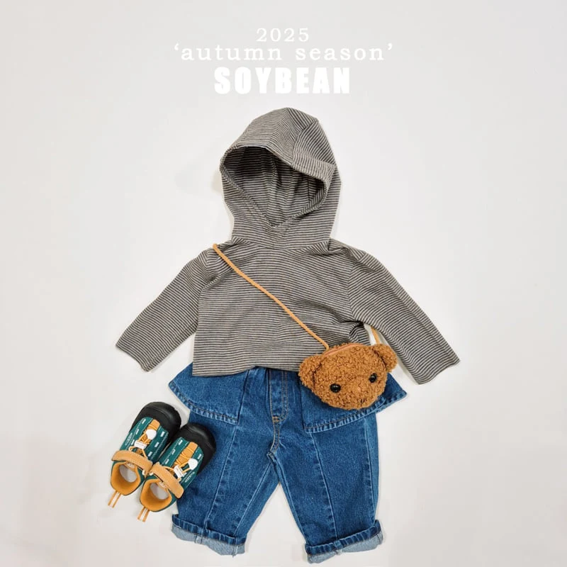 Soybean - Korean Children Fashion - #designkidswear - Wide Skirt Denim Pants - 5