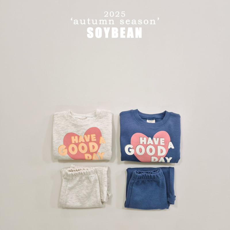 Soybean - Korean Children Fashion - #discoveringself - Good Day Frill Top Bottom Set - 7