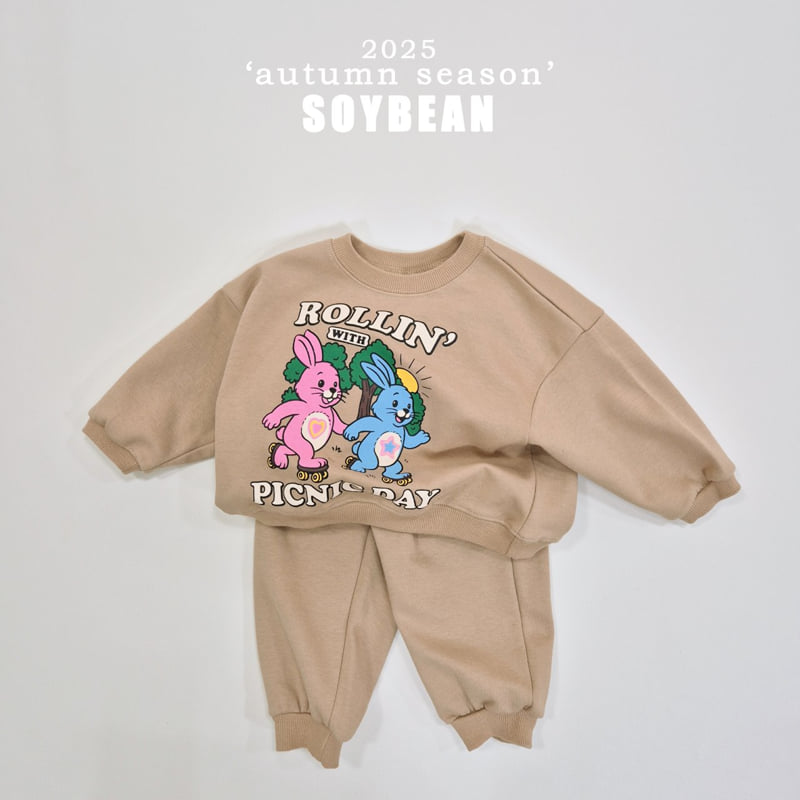 Soybean - Korean Children Fashion - #discoveringself - Picnic Day Top Bottom Set - 10