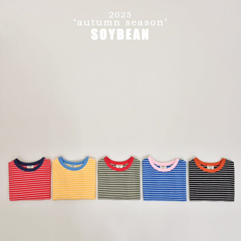 Soybean - Korean Children Fashion - #discoveringself - Autumn Captain Stripe Tee - 8