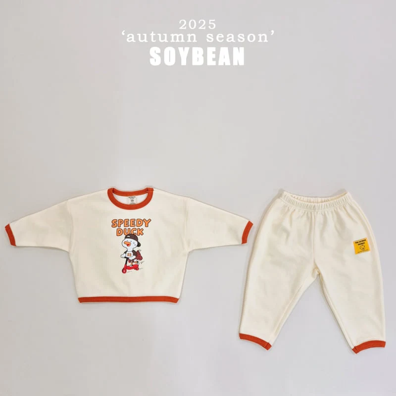Soybean - Korean Children Fashion - #discoveringself - Speed Duck Top Bottom Set - 7