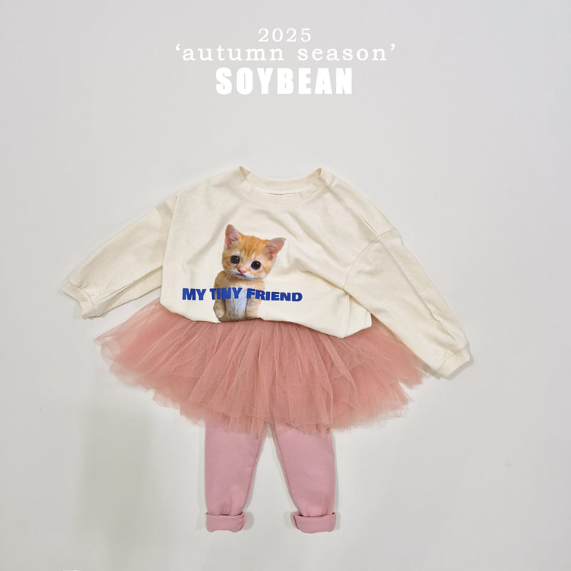 Soybean - Korean Children Fashion - #discoveringself - Cat Friend Tee - 12