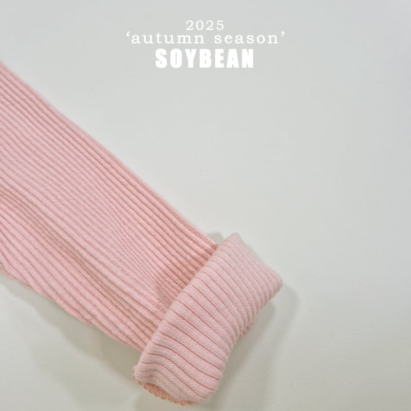 Soybean - Korean Children Fashion - #discoveringself - Daily Ribbed Leggings - 10