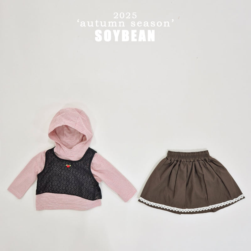 Soybean - Korean Children Fashion - #discoveringself - Stripe Hoodie - 7