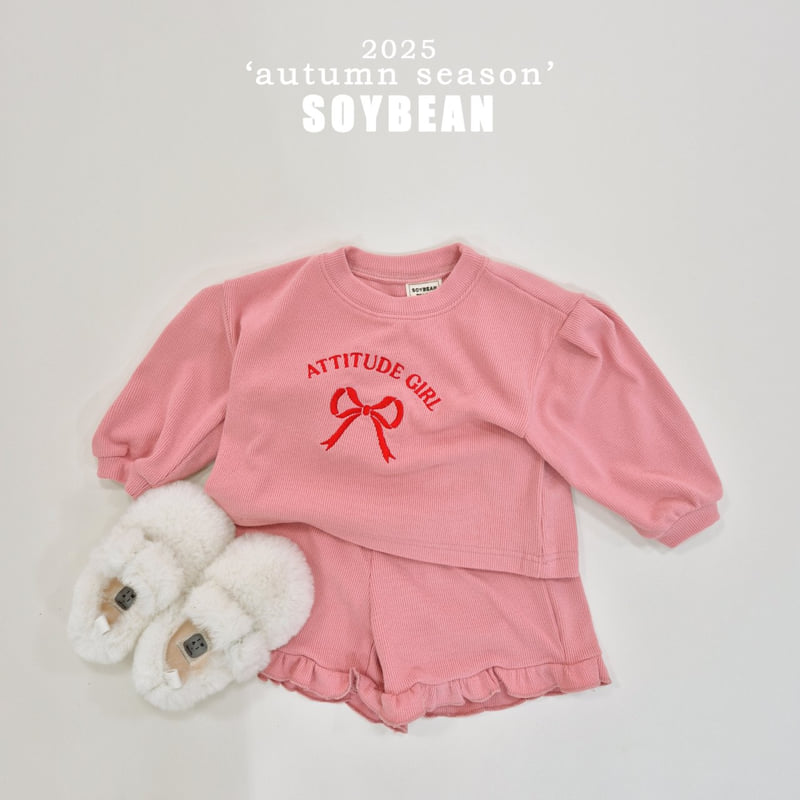 Soybean - Korean Children Fashion - #designkidswear - Attitude Top Bottom Set - 4