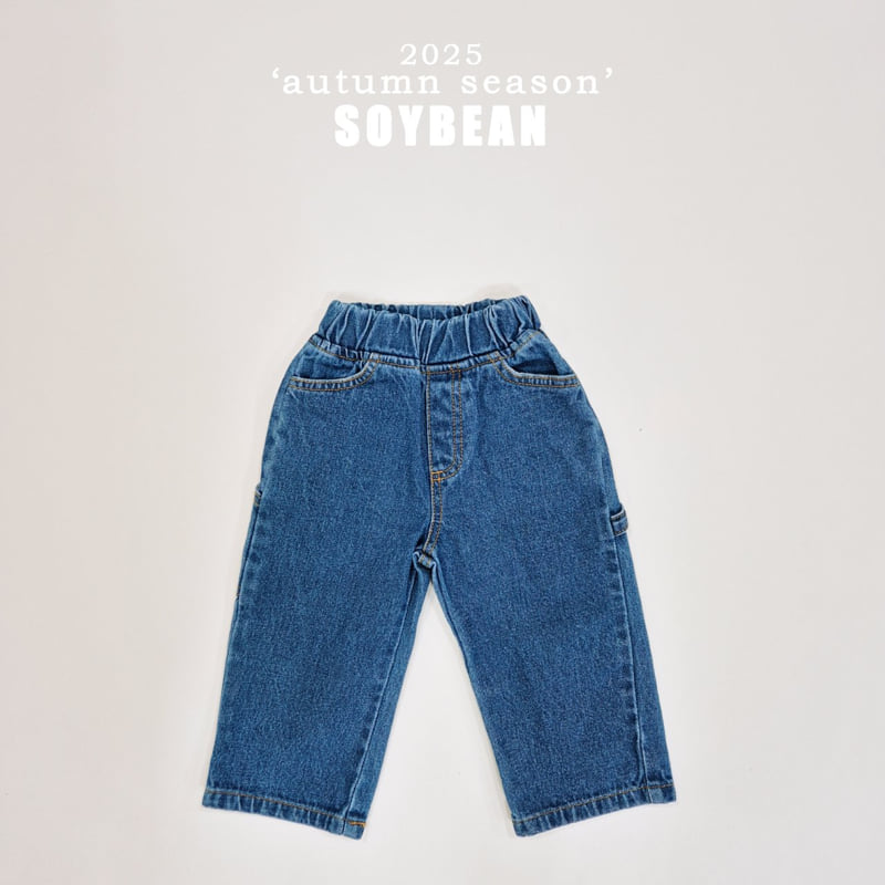 Soybean - Korean Children Fashion - #discoveringself - Vintage Work Denim Pants - 9