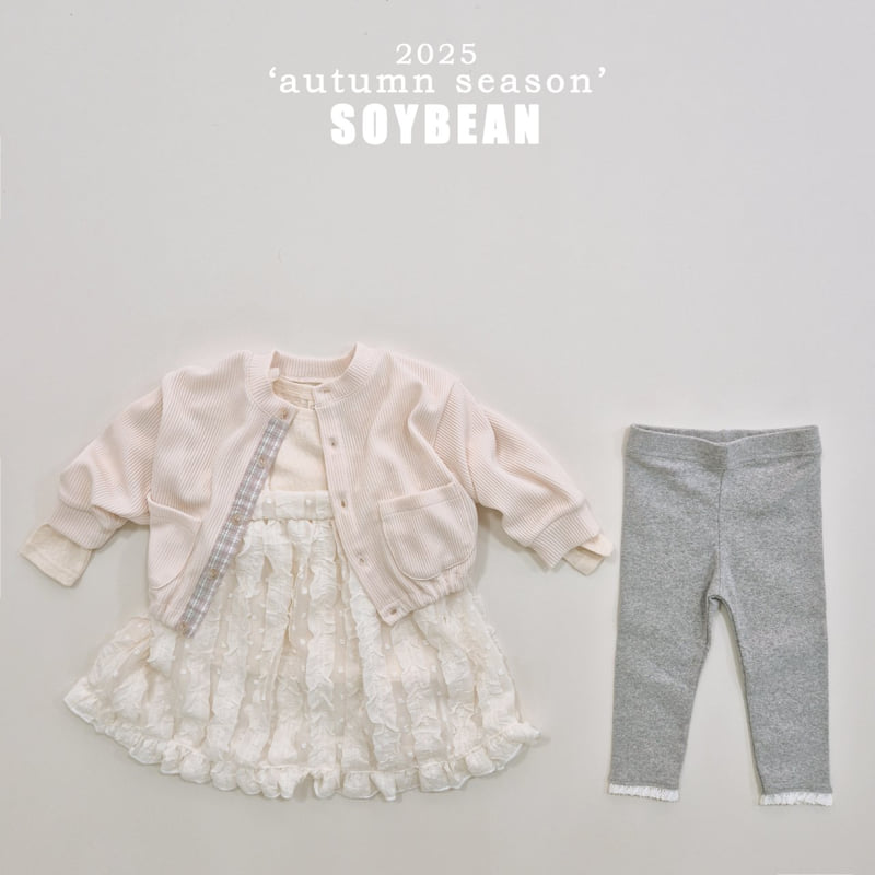 Soybean - Korean Children Fashion - #discoveringself - Soft Lace Leggings - 5