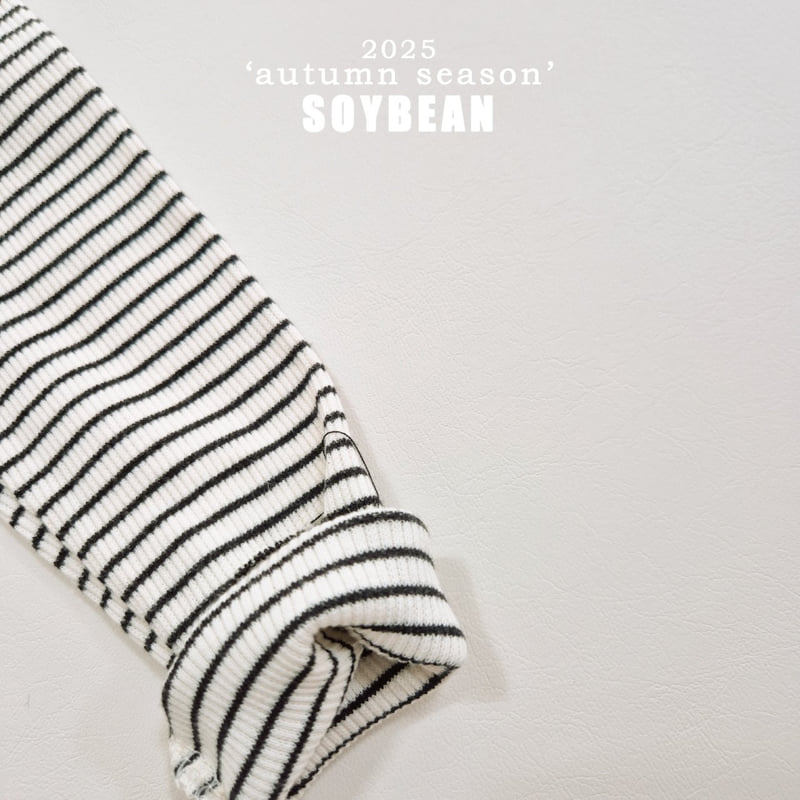 Soybean - Korean Children Fashion - #discoveringself - Stretchy Stripe Leggings - 9
