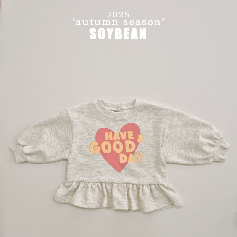 Soybean - Korean Children Fashion - #fashionkids - Good Day Frill Top Bottom Set - 8