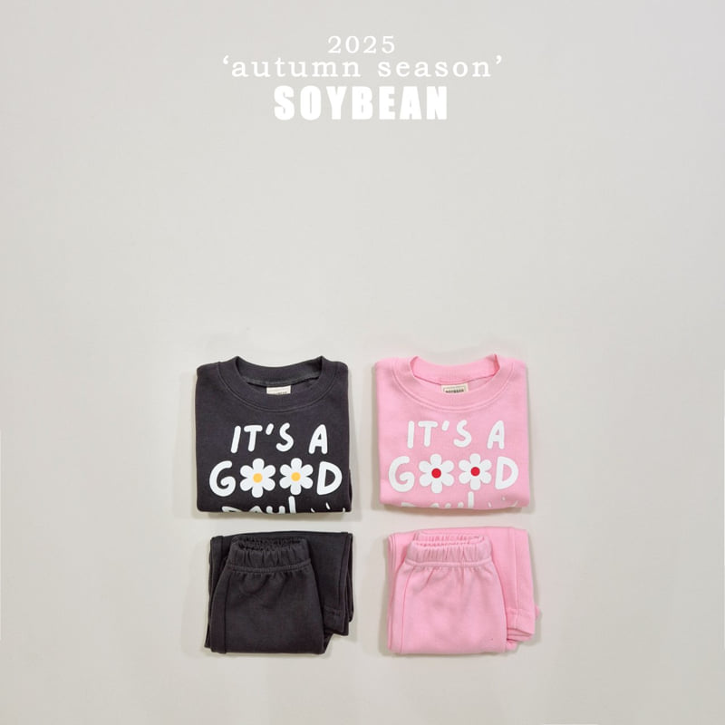 Soybean - Korean Children Fashion - #fashionkids - It's Good Crop Top Bottom Set - 7