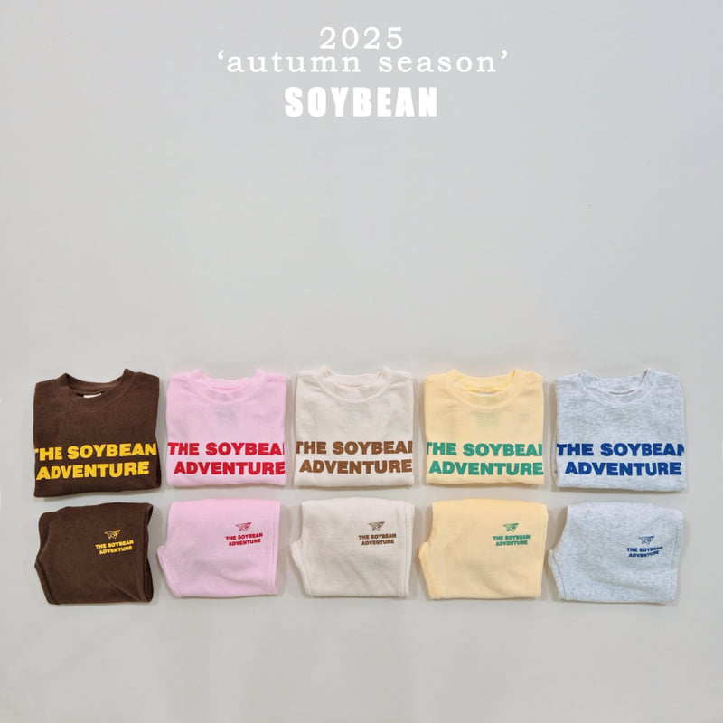Soybean - Korean Children Fashion - #fashionkids - Terry Adventure Top Bottom Set