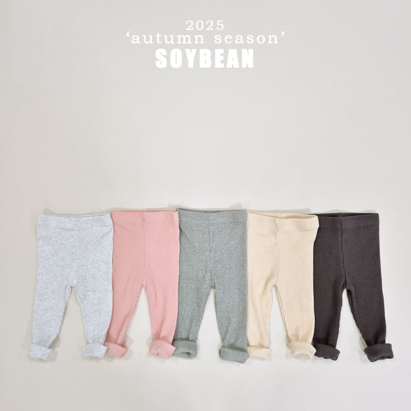 Soybean - Korean Children Fashion - #fashionkids - Daily Ribbed Leggings - 11