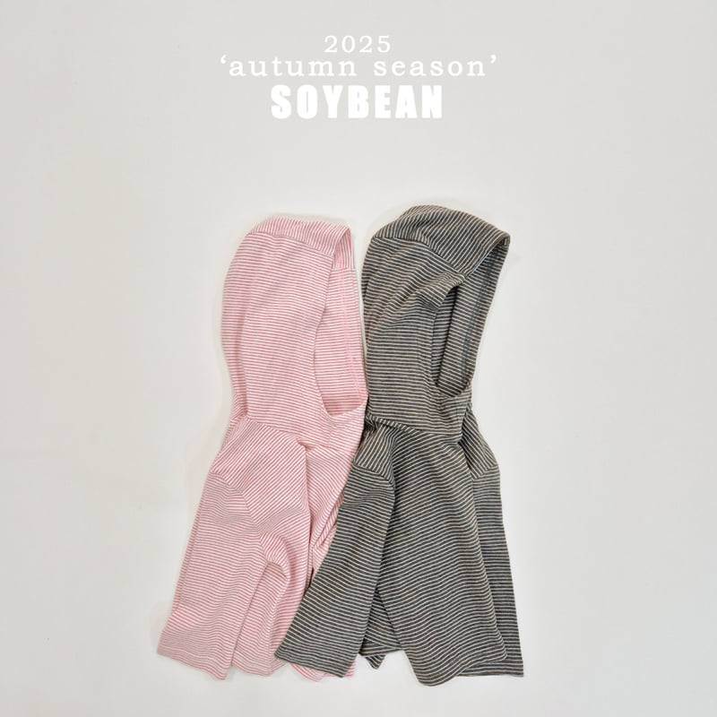Soybean - Korean Children Fashion - #fashionkids - Stripe Hoodie - 8