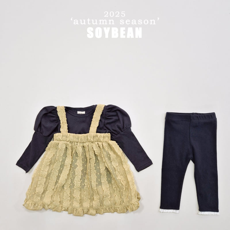 Soybean - Korean Children Fashion - #fashionkids - Soft Lace Leggings - 6