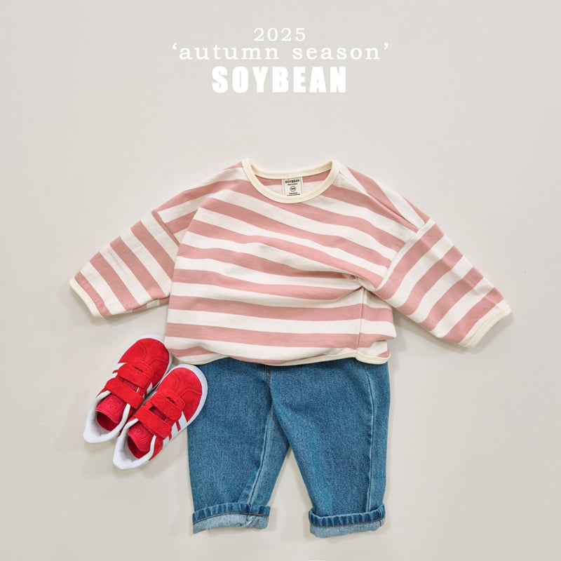 Soybean - Korean Children Fashion - #fashionkids - Stripe Sweatshirt - 3