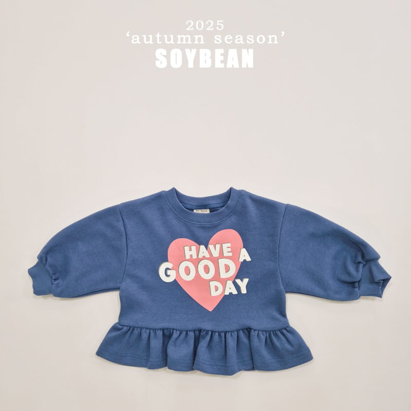 Soybean - Korean Children Fashion - #kidsshorts - Good Day Frill Top Bottom Set - 9