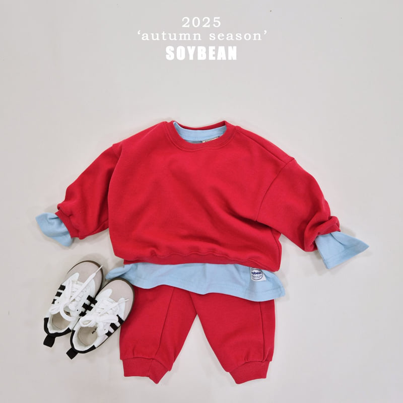 Soybean - Korean Children Fashion - #kidsshorts - Layered Long Tee - 3