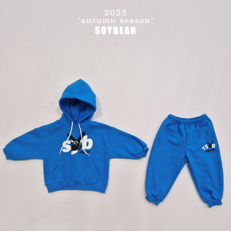 Soybean - Korean Children Fashion - #kidsshorts - SYB Hooded Top Bottom Set - 10
