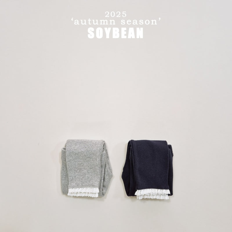 Soybean - Korean Children Fashion - #kidsshorts - Soft Lace Leggings - 7