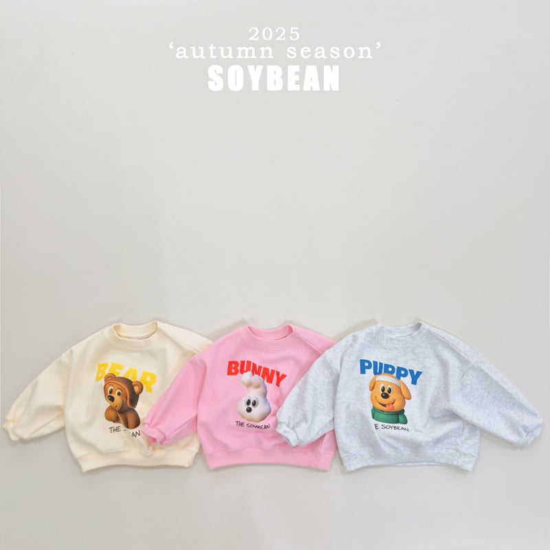 Soybean - Korean Children Fashion - #kidsshorts - Animal Friends Sweatshirt