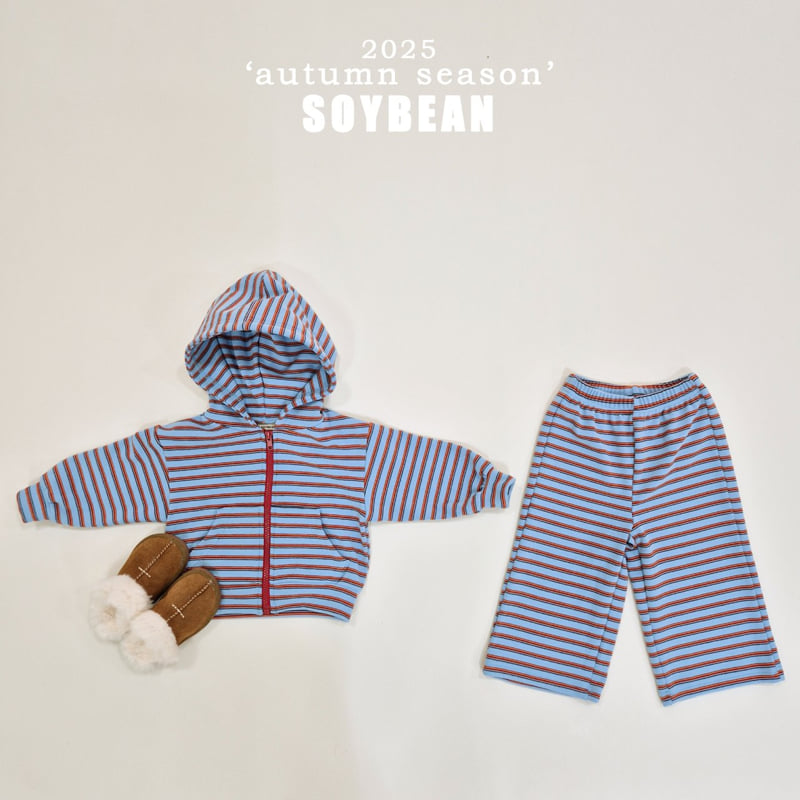 Soybean - Korean Children Fashion - #kidsstore - Y2K Stripe Set - 11