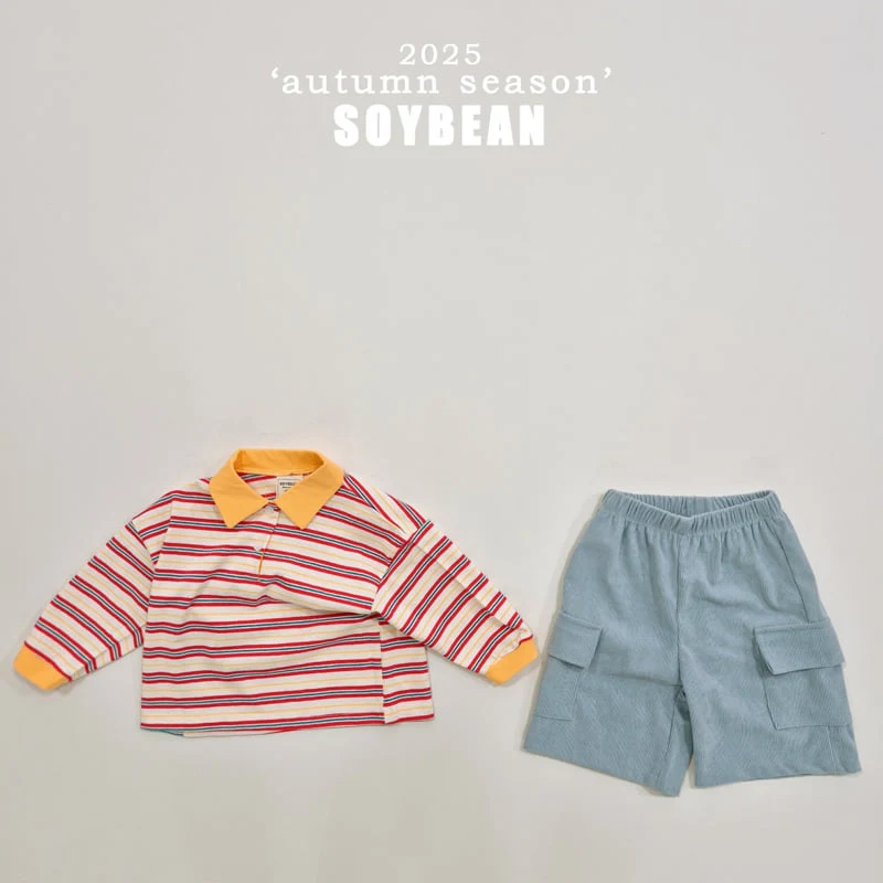 Soybean - Korean Children Fashion - #kidsstore - Raglan Collar Tee - 5