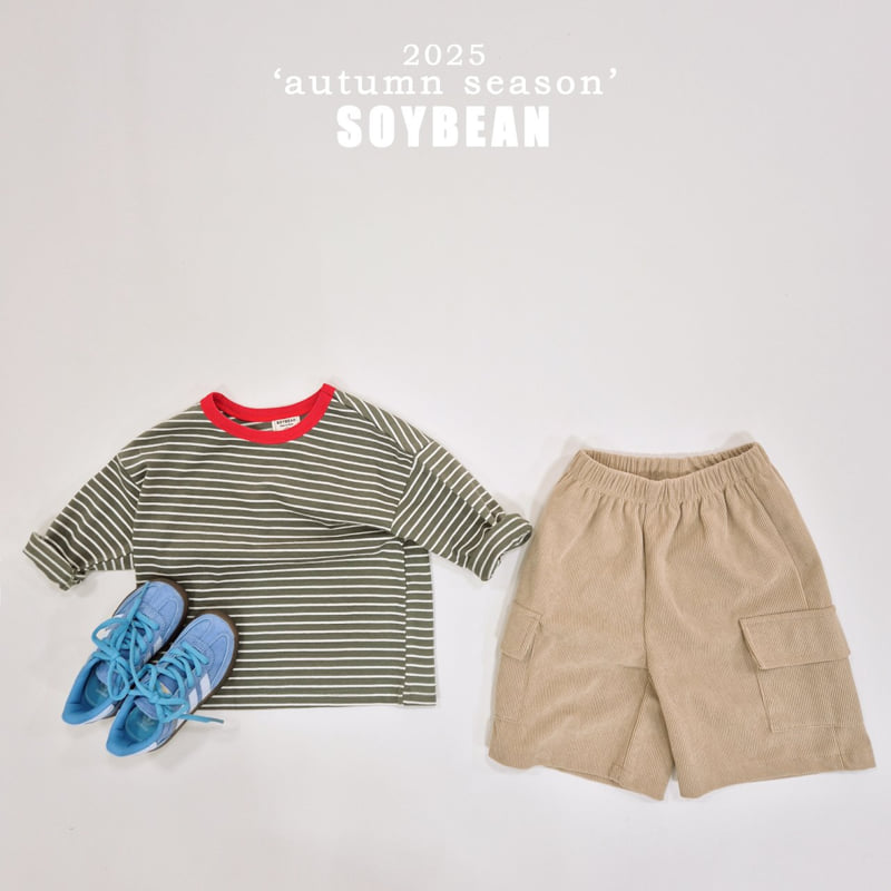 Soybean - Korean Children Fashion - #kidsstore - Autumn Captain Stripe Tee - 11