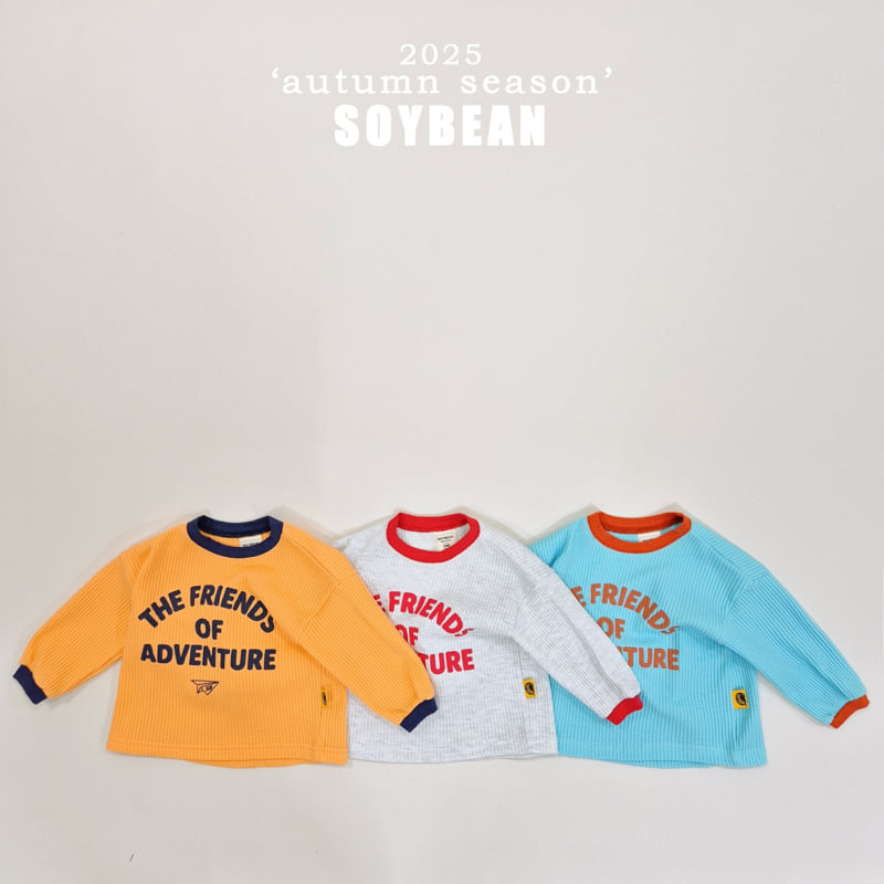 Soybean - Korean Children Fashion - #kidsstore - Waffle Tee