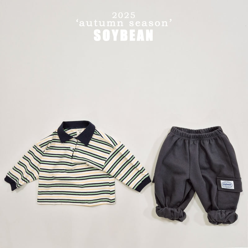 Soybean - Korean Children Fashion - #kidzfashiontrend - Raglan Collar Tee - 6