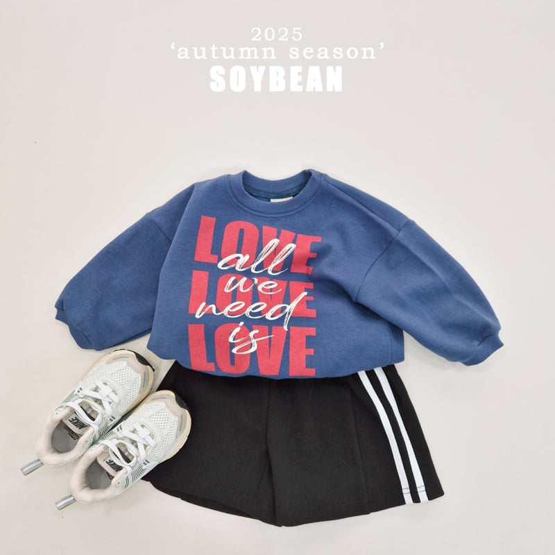 Soybean - Korean Children Fashion - #kidzfashiontrend - Love Sweatshirt - 3
