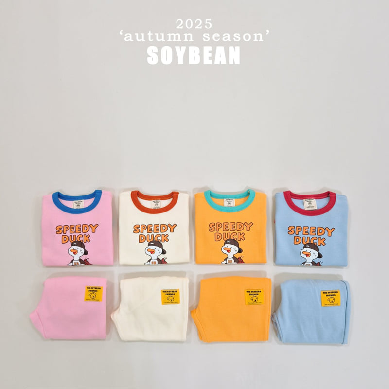 Soybean - Korean Children Fashion - #kidzfashiontrend - Speed Duck Top Bottom Set - 11