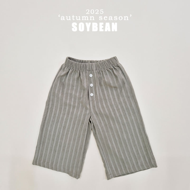 Soybean - Korean Children Fashion - #kidzfashiontrend - Button Pants - 9