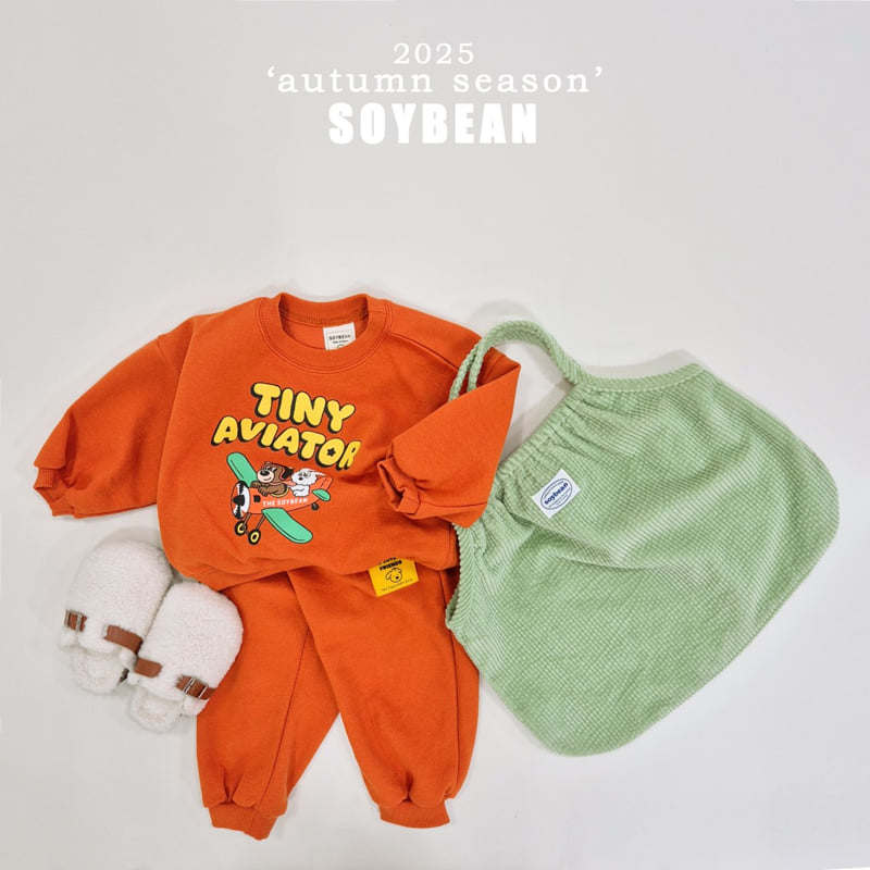 Soybean - Korean Children Fashion - #kidzfashiontrend - Little Airplane Top Bottom Set - 5