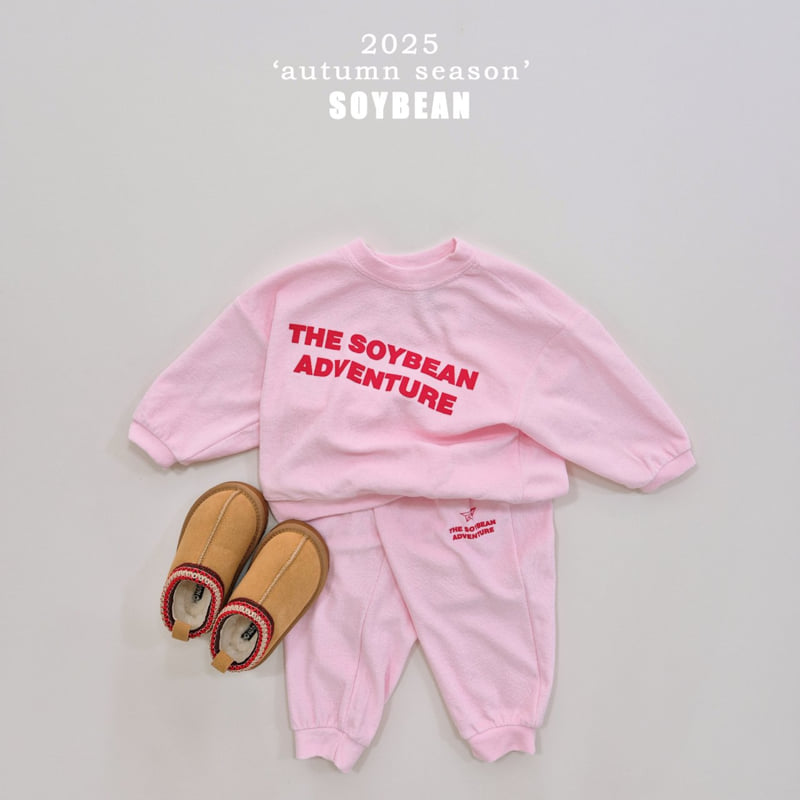 Soybean - Korean Children Fashion - #kidsstore - Terry Adventure Top Bottom Set - 4